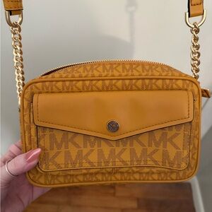 Michael Kors Yellow Crossbody Bag